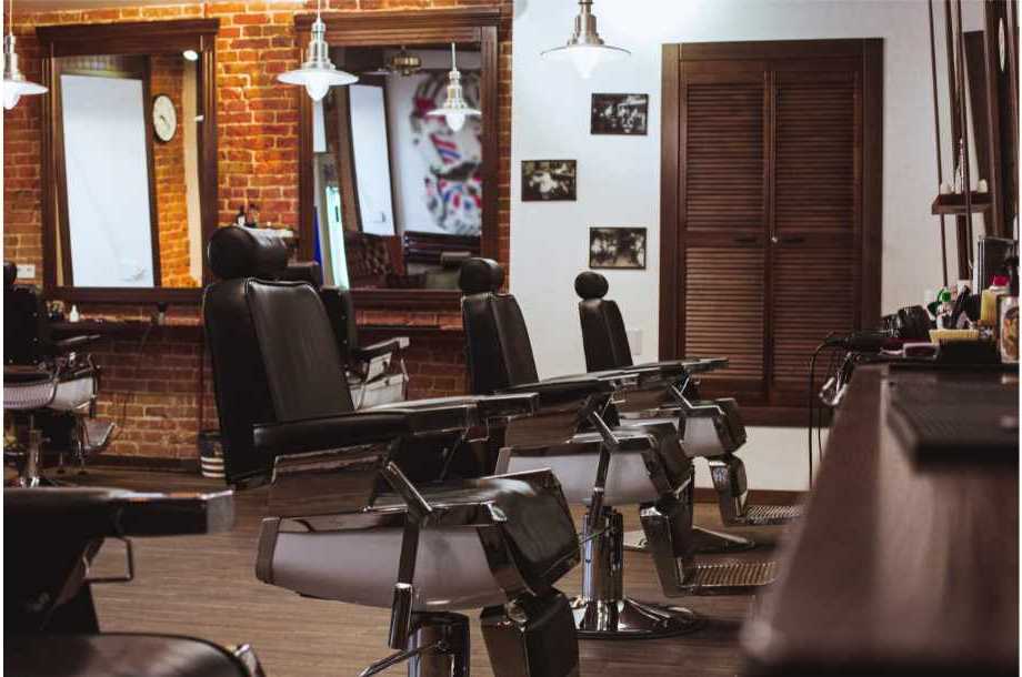 Imagem de salão de barbeiro